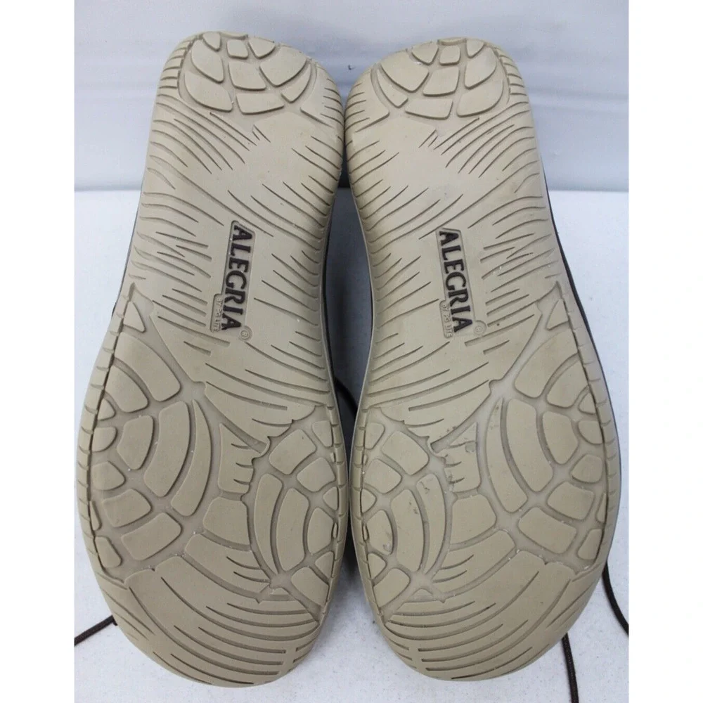 ALEGRIA ADEN BROWN LEATHER MID TOP OXFORDS SHOES MEN'S 42 / 9 AM-ADE-209